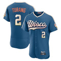 newshops M.Brewers #2 Brice Turang Player Blue 2026 City Connect Home Limited Elite Stitched Jerseys