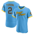newshops M.Brewers #2 Brice Turang Player Light Blue City Connect Home Limited Elite Stitched Jerseys