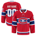 Newshops Custom M.Canadiens Red Home Authentic Pro Jerseys
