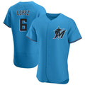 newshops M.Marlins #6 Otto Lopez Player Blue Home Limited Elite Stitched Jerseys
