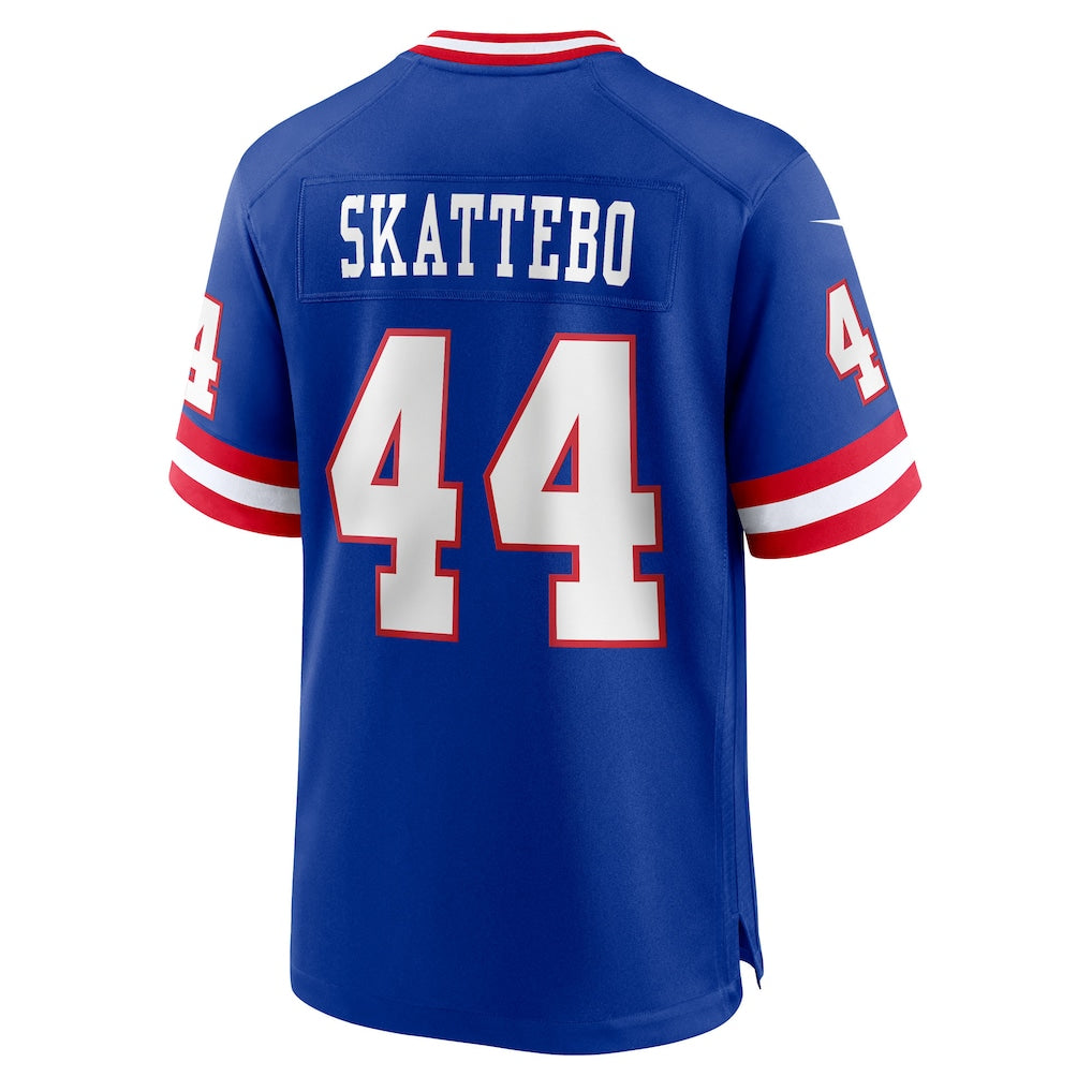 Newshop NY.Giants #44 Cam Skattebo Royal Alternate 2 Legacy Game Jersey